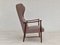 Swedish High-Back Armchair in Wool, 1960s, Image 16