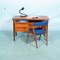 Vintage Dutch Teak Desk by Hulmefa for Hulmefa Nieuwe Pekela, 1960s 11