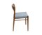 Danish Teak Model 75 Dining Chairs by Niels Otto Møller for J.L. Møllers, Set of 4, Image 4