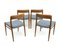 Danish Teak Model 75 Dining Chairs by Niels Otto Møller for J.L. Møllers, Set of 4 3