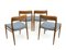 Danish Teak Model 75 Dining Chairs by Niels Otto Møller for J.L. Møllers, Set of 4, Image 3