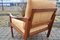 Fauteuil Easy en Cuir Ocre et Teck par Niels Eilersen pour Illum Wikkelsø, 1960s 7