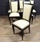 French Art Deco Leather Dining Chairs, 1920s, Set of 6 3