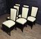 French Art Deco Leather Dining Chairs, 1920s, Set of 6 6