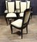 French Art Deco Leather Dining Chairs, 1920s, Set of 6 4