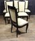 French Art Deco Leather Dining Chairs, 1920s, Set of 6 5