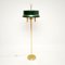Neoclassical Style Brass and Tole Floor Lamp, 1970s, Image 3