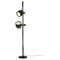 Spanish Floor Lamp with Two Diffusers in Lacquered Metal, 1970s 1