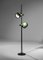 Spanish Floor Lamp with Two Diffusers in Lacquered Metal, 1970s 4
