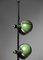 Spanish Floor Lamp with Two Diffusers in Lacquered Metal, 1970s 3