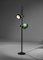Spanish Floor Lamp with Two Diffusers in Lacquered Metal, 1970s 6