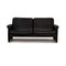 Black City Leather 2-Seater Sofa from Erpo 1