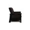 Canapé Windsor Loveseat en Cuir Noir 7