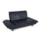 Leather 2-Seater Dark Blue Sofa from Koinor Rossini, Image 3