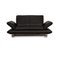 Leather 2-Seater Gray Sofa from Koinor Rossini 1