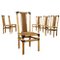 Vintage Stühle aus Bambus, 1980er, 6er Set 1