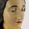 Artista italiano, Fragmento de busto de maniquí, Mediados del siglo XIX, Madera, Imagen 4