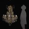Crystal and Brass Chandelier 2