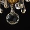 Crystal and Brass Chandelier 6