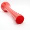 Mid-Century Italian Tall Vase in Red Murano Glass by Salvati, 1950s 4