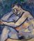Edgardo Corbelli, Blue Nude, 1953, Huile 1