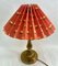Art Nouveau French Table Lamps in Brass and Matt Gilt Finish, 1925, Set of 2 4