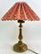 Art Nouveau French Table Lamps in Brass and Matt Gilt Finish, 1925, Set of 2 2