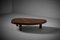 Elm Wooden Free Form Coffee Table, France, 1970s 5