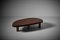 Elm Wooden Free Form Coffee Table, France, 1970s 7