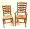 Ladderback Dining Chairs in Oak, Set of 8, Image 2