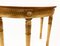 Adams Console Tables in Gilt Base Marquetry Inlay, Set of 2 8