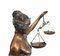 Bronze Gerechtigkeitsguss Legal Scale Lady Statue 11
