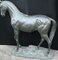 Scultura equestre di cavallo da giardino in bronzo, Immagine 1