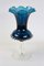 Mid-Century Dark Blue Murano Glass Vase, Italy, 1960s 10