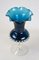 Mid-Century Dark Blue Murano Glass Vase, Italy, 1960s 9