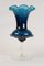 Mid-Century Dark Blue Murano Glass Vase, Italy, 1960s, Image 6