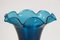 Vase Mid-Century Bleu Foncé en Verre de Murano, Italie, 1960s 5