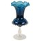 Mid-Century Dark Blue Murano Glass Vase, Italy, 1960s, Image 1