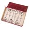 Shell Design Silver Spoons in Box from Christian Dior, 1930, Set of 6, Image 1