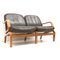 Vintage Danish 2-Seater Sofa with Leather Upholstery, 1970s, Image 8