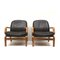 Vintage Danish Armchairs with Leather Upholstery, 1970s, Set of 2 4