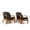 Vintage Danish Armchairs with Leather Upholstery, 1970s, Set of 2, Image 5