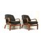 Vintage Danish Armchairs with Leather Upholstery, 1970s, Set of 2, Image 7