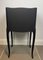 Black Bedside Table with Three Drawers, 1950 7