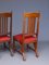 Chaises d'Appoint par Jacques Van Den Bosch pour T Binnenhuis, 1920s, Set de 2 5