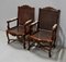 Regency Chairs in Walnut, 1920s, Set of 2 3