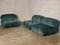 Light Blue Camaleonda Sofa by Mario Bellini for B&B Italia, 1970s, Set of 3, Image 28