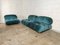 Light Blue Camaleonda Sofa by Mario Bellini for B&B Italia, 1970s, Set of 3, Image 10