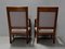 19th Century Egyptian Light Mahogany Armchairs, Set of 2, Image 20