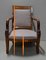 19th Century Egyptian Light Mahogany Armchairs, Set of 2, Image 19